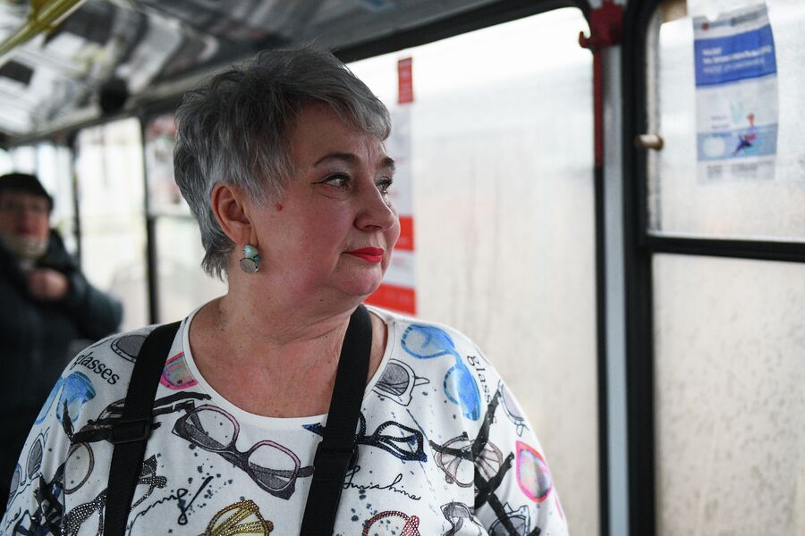 Валентина Павловна Скирута, кондуктор троллейбуса Валентина Павловна Скирута, кондуктор троллейбуса