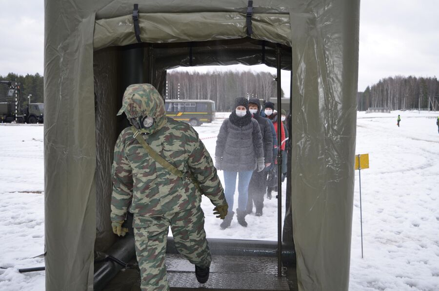 Дезинфекция гражданского населения Дезинфекция гражданского населения