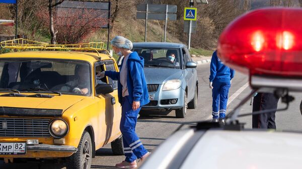 Блокпост на въезде в Севастополь Блокпост на въезде в Севастополь