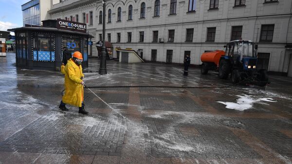 Дезинфекция дорог и тротуаров в Москве Дезинфекция дорог и тротуаров в Москве