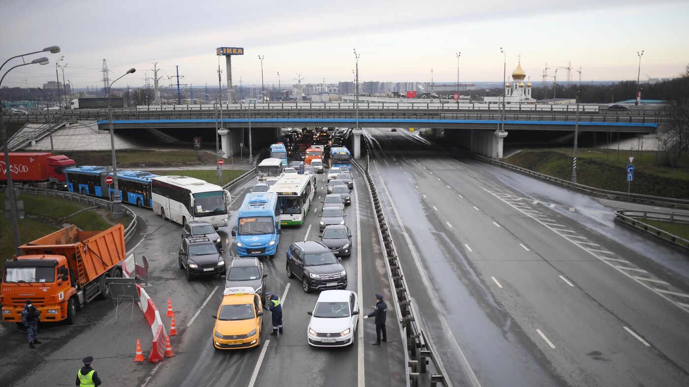 въезд в москву