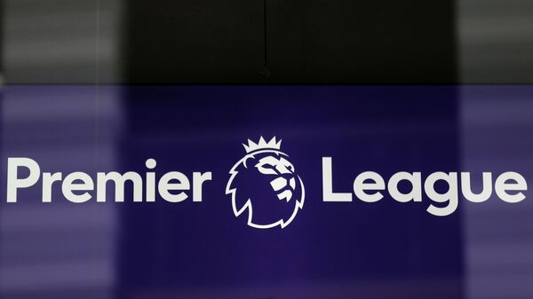 Логотип английской Премьер-лиги по футболу в Лондоне