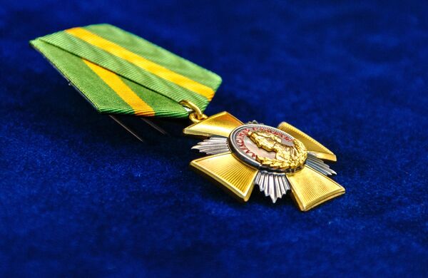 Церемония вручения ордена Суворова 58-й общевойсковой армии в Москве Церемония вручения ордена Суворова 58-й общевойсковой армии в Москве