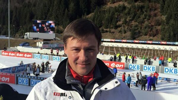 Двукратный чемпион мира по биатлону Дмитрий Ярошенко Двукратный чемпион мира по биатлону Дмитрий Ярошенко