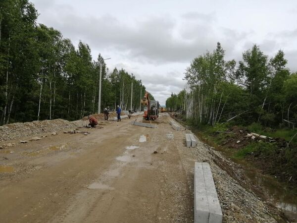 Работы по обеспечению инфраструктуры  дальневосточного гектара В Хабаровском крае