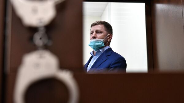 Губернатор Хабаровского края Сергей Фургал в Басманном суде Москвы Губернатор Хабаровского края Сергей Фургал в Басманном суде Москвы