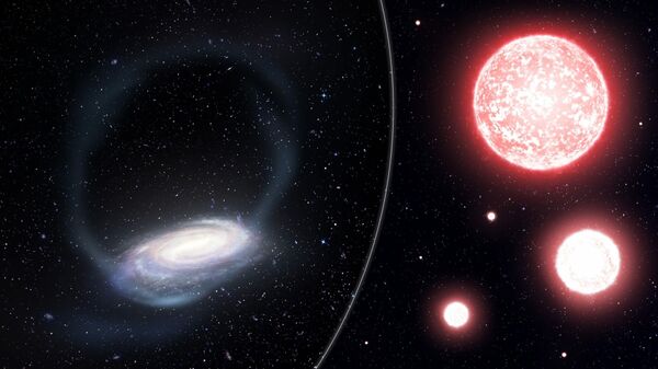 Астрономы нашли звездное скопление, разорванное нашей Галактикой 