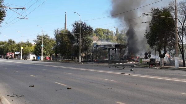 Взрыв газа на АЗС в Волгограде Взрыв газа на АЗС в Волгограде