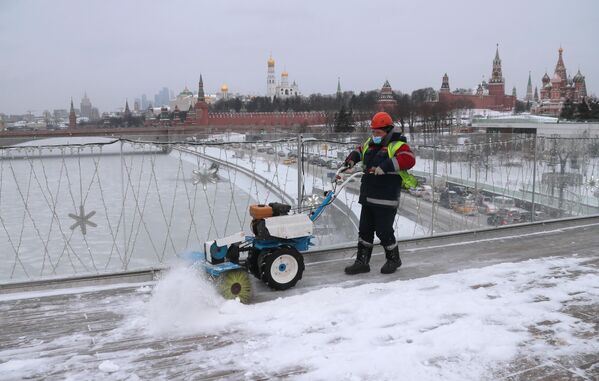 Снегопад в Москве Снегопад в Москве