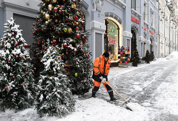 Снегопад в Москве Снегопад в Москве