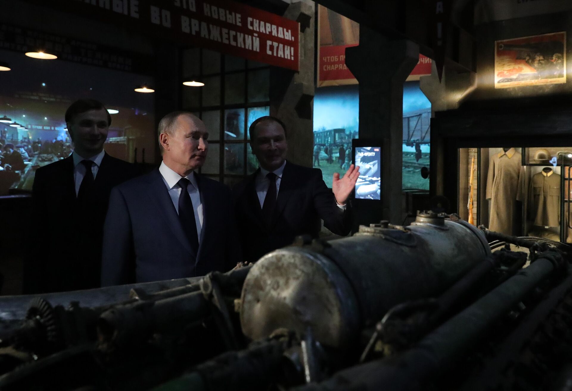 Президент РФ В. Путин посетил Музей Победы на Поклонной горе Президент РФ В. Путин посетил Музей Победы на Поклонной горе - РИА Новости, 1920, 27.01.2021