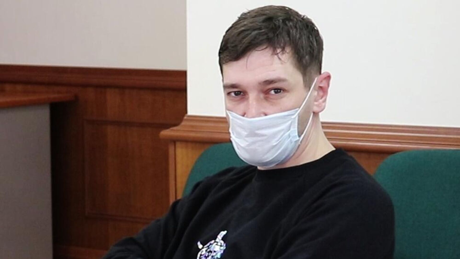Олег Навальный в зале заседаний Московского городского суда Олег Навальный в зале заседаний Московского городского суда - РИА Новости, 1920, 04.08.2021
