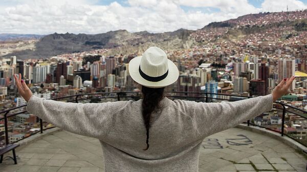 Панорама города Ла-Пас, Боливия