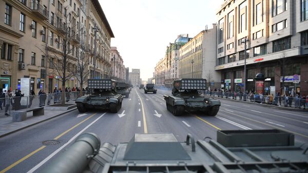В Москве началась вторая ночная репетиция парада Победы