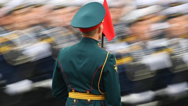 Военнослужащие парадных расчетов на военном параде в честь 76-й годовщины Победы в Великой Отечественной войне в Москве Военнослужащие парадных расчетов на военном параде в честь 76-й годовщины Победы в Великой Отечественной войне в Москве