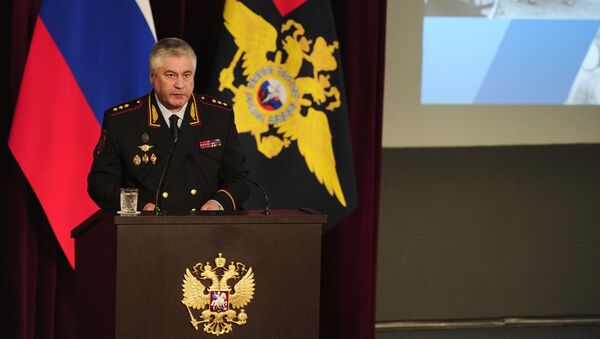 Министр внутренних дел РФ Владимир Колокольцев на коллегии МВД РФ Министр внутренних дел РФ Владимир Колокольцев на коллегии МВД РФ