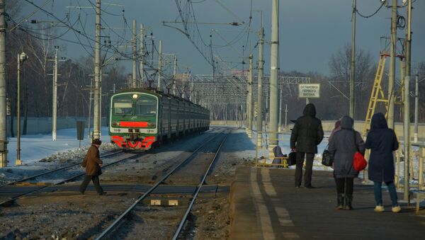 Электричка. Архивное фото Электричка. Архивное фото