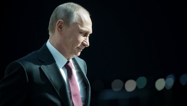 Президент России Владимир Путин. Архивное фото Президент России Владимир Путин. Архивное фото