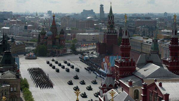 Генеральная репетиция Парада Победы. Архивное фото Генеральная репетиция Парада Победы. Архивное фото