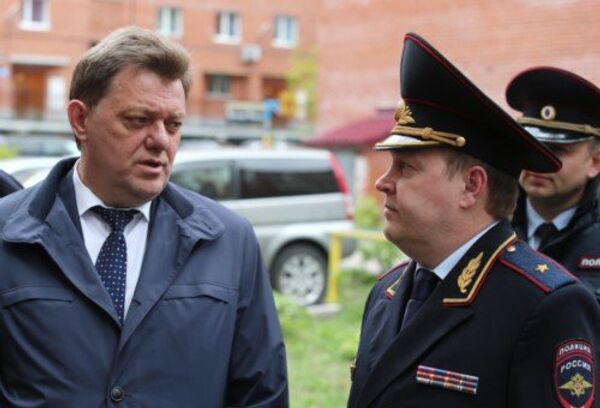 Мэр Томска Иван Кляйн (слева) и начальник УМВД РФ по Томской области Игорь Митрофанов (справа), событийное фото Мэр Томска Иван Кляйн (слева) и начальник УМВД РФ по Томской области Игорь Митрофанов (справа), событийное фото