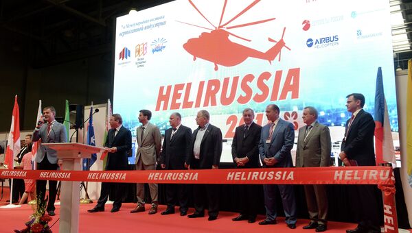 VII Международная выставка вертолетной индустрии HeliRussia 2014. Архивное фото VII Международная выставка вертолетной индустрии HeliRussia 2014. Архивное фото