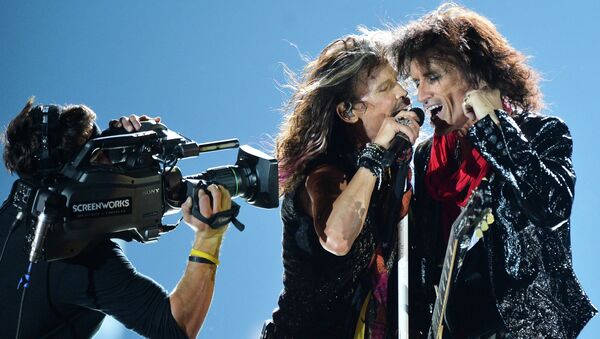 Концерт Aerosmith. Архивное фото Концерт Aerosmith. Архивное фото