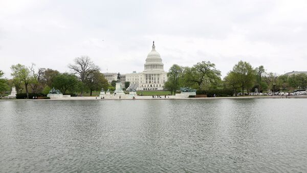 Здание Конгресса США в Вашингтоне, архивное фото Здание Конгресса США в Вашингтоне, архивное фото