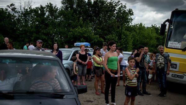 Ситуация в Луганской области. Архивное фото Ситуация в Луганской области. Архивное фото