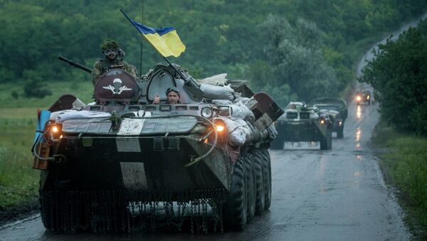 Украинские правительственные войска. Архивное фото Украинские правительственные войска. Архивное фото