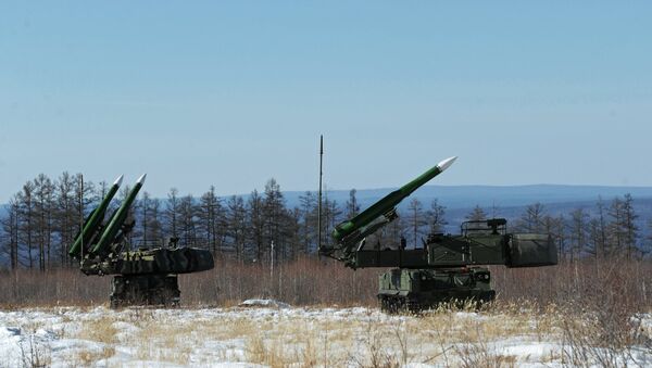 Зенитный ракетный комплекс Бук. Архивное фото Зенитный ракетный комплекс Бук. Архивное фото