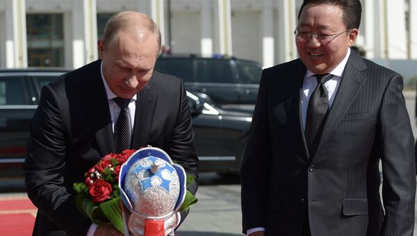 Рабочий визит В.Путина в Монголию Рабочий визит В.Путина в Монголию