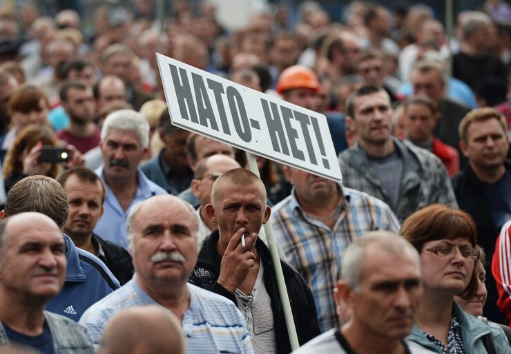 Митинг шахтеров в Донецке Митинг шахтеров в Донецке