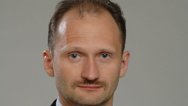 Один из лидеров партии Русский союз Латвии Мирослав Митрофанов. Архивное фото Один из лидеров партии Русский союз Латвии Мирослав Митрофанов. Архивное фото