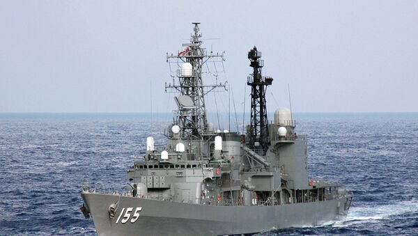 Эсминец Хамагири (DD-155) Морских сил самообороны Японии. Архивное фото Эсминец Хамагири (DD-155) Морских сил самообороны Японии. Архивное фото