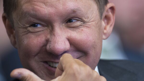 Председатель правления ОАО Газпром Алексей Миллер. Архивное фото Председатель правления ОАО Газпром Алексей Миллер. Архивное фото