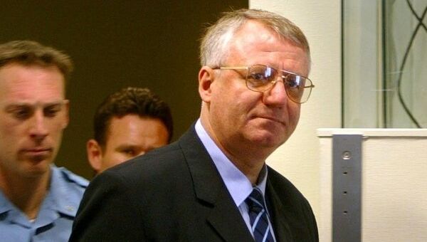 Лидер Сербской радикальной партии Воислав Шешель в Гаагском трибунале. Архивное фото Лидер Сербской радикальной партии Воислав Шешель в Гаагском трибунале. Архивное фото