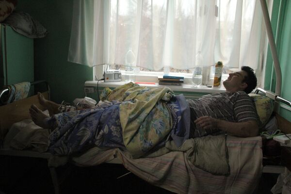 Последствия обстрела Горловки украинскими силовиками Последствия обстрела Горловки украинскими силовиками