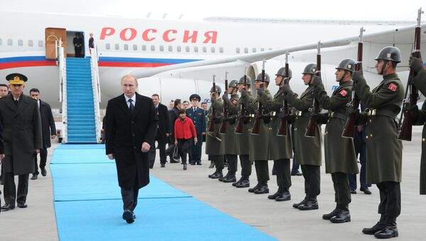 Рабочий визит В.Путина вТурцию Рабочий визит В.Путина вТурцию