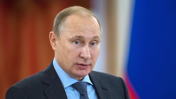 Президент России Владимир Путин, архивное фото Президент России Владимир Путин, архивное фото