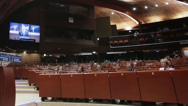 Сессия Парламентской Ассамблеи Совета Европы в Страсбурге. Архивное фото Сессия Парламентской Ассамблеи Совета Европы в Страсбурге. Архивное фото