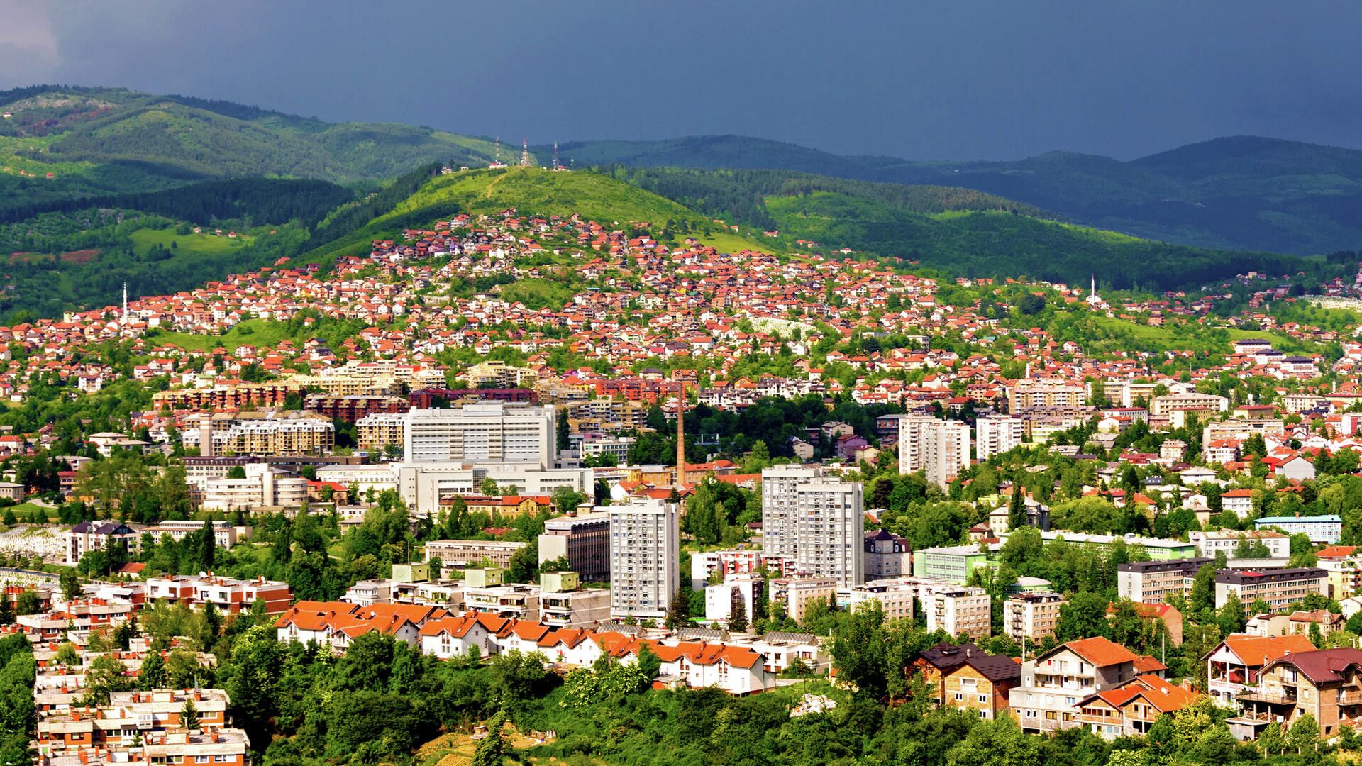 Вид города Сараево, Босния и Герцеговина - РИА Новости, 1920, 29.09.2020