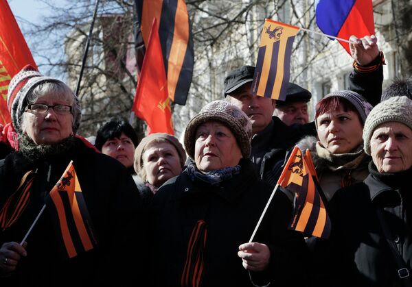 Митинг движения Антимайдан в Симферополе Митинг движения Антимайдан в Симферополе