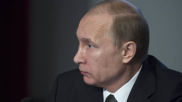 Президент России Владимир Путин. Архивное фото Президент России Владимир Путин. Архивное фото