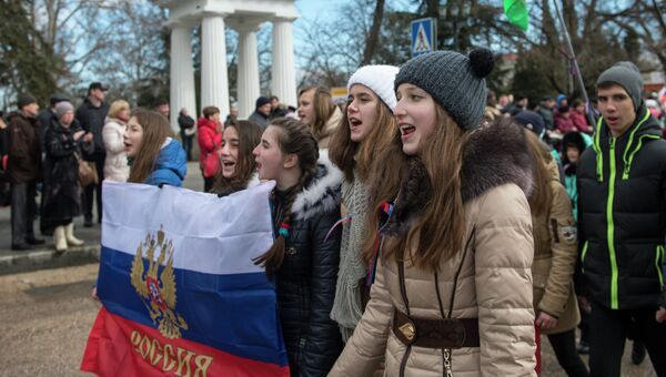 Участники праздничных мероприятий в Севастополе Участники праздничных мероприятий в Севастополе