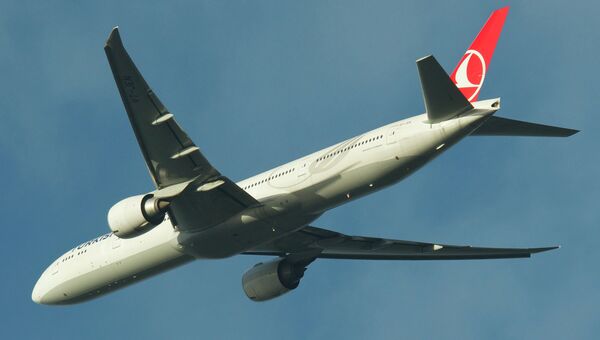 Boeing 777-300ER авиакомпании Turkish Airlines. Архивное фото Boeing 777-300ER авиакомпании Turkish Airlines. Архивное фото