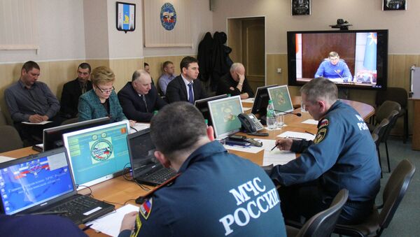 Заседание Правительственной комиссии по спасательной операции в Охотском море. Архивное фото Заседание Правительственной комиссии по спасательной операции в Охотском море. Архивное фото