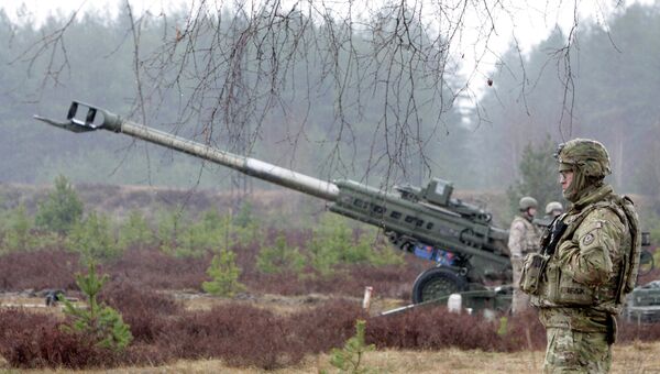 Военнослужащие НАТО в Прибалтике. Архивное фото Военнослужащие НАТО в Прибалтике. Архивное фото