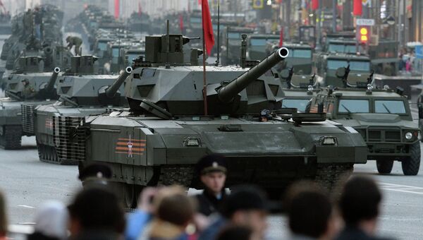 Репетиция военного парада в Москве в ознаменование 70-летия Победы в Великой Отечественной войне 1941-1945 годов Репетиция военного парада в Москве в ознаменование 70-летия Победы в Великой Отечественной войне 1941-1945 годов