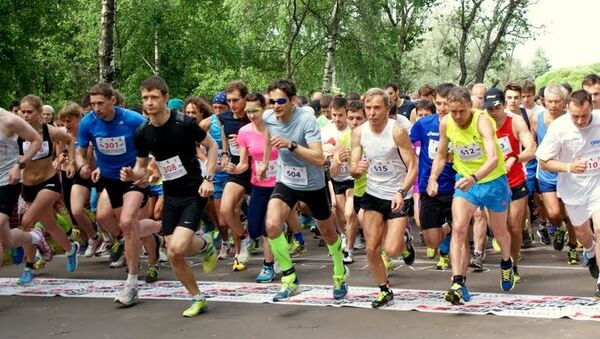 Старт благотворительного пробега Спорт во благо Старт благотворительного пробега Спорт во благо
