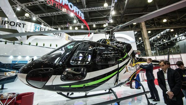 Вертолет BELL-407 GX на HeliRussia 2015 Вертолет BELL-407 GX на HeliRussia 2015